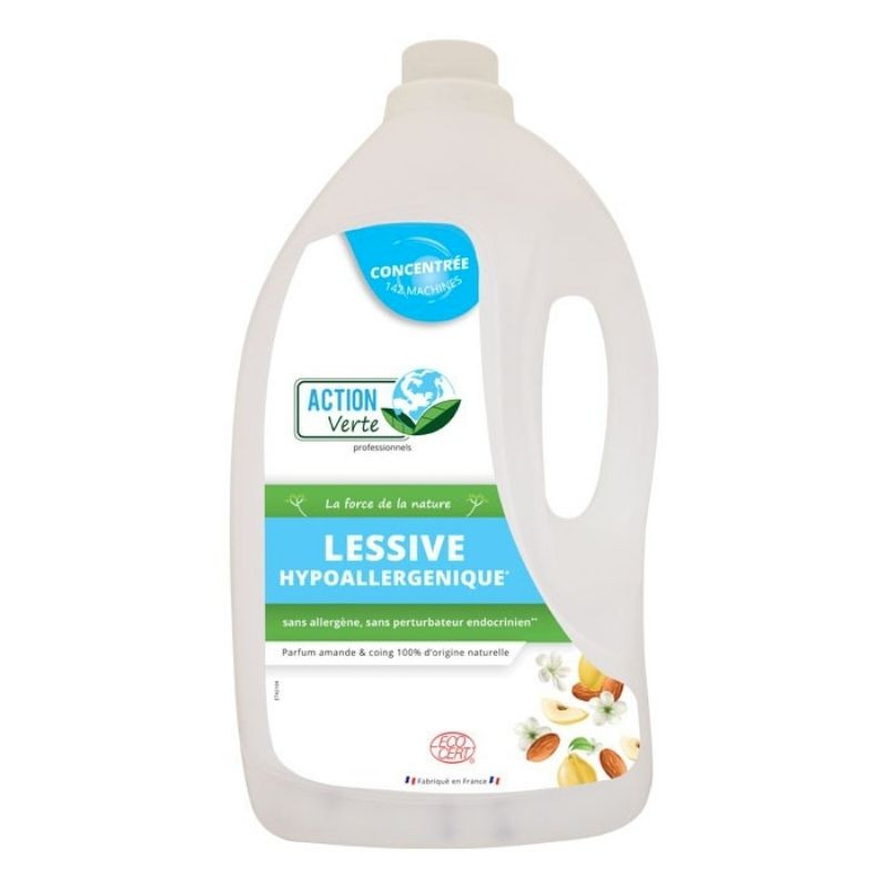 Hypoallergenic Liquid Laundry Detergent - Almond and Quince Scent - 5 L - Green Action Hypoallergenic Liquid Laundry Detergent - Almond and Quince Scent - 5 L - Green Action