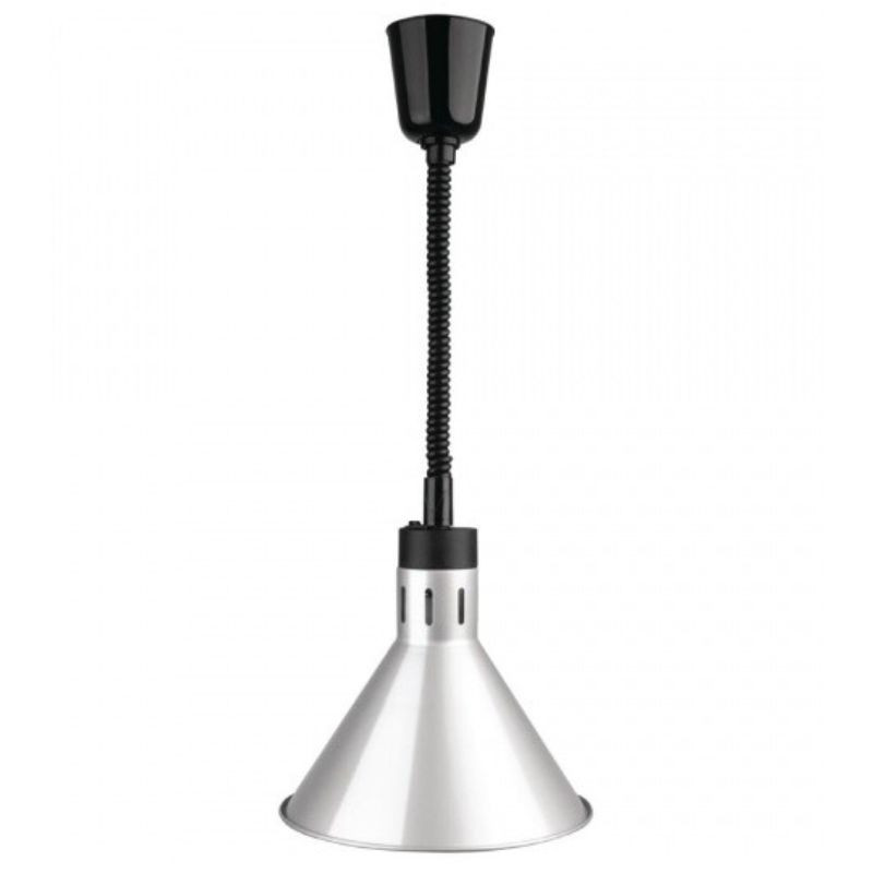 Silver Conical Heat Lamp Dynasteel - Keeps food warm for catering professionals Silver Conical Heat Lamp Dynasteel - Keeps food warm for catering professionals