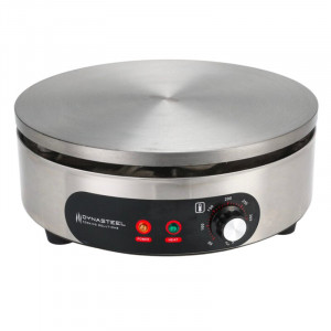 Elektrische Crêpe-Maschine Pro Ø 400 mm 3000 W — Gusseisenplatte