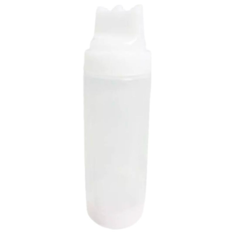 Flasche mit 3 Ausgießern aus Kunststoff - 600 ml - Ideal für die Gastronomie Flasche mit 3 Ausgießern aus Kunststoff - 600 ml - Ideal für die Gastronomie