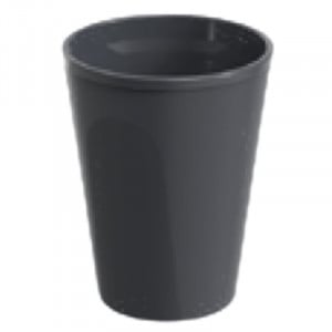 Wiederverwendbarer grauer Becher aus PP - 30 cl - Set von 24