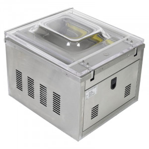 Vakuumverpackungsmaschine mit Glocke 900 W - Schweißnaht 400 mm Edelstahl