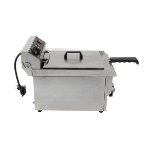 Professionelle Fritteuse 13 L 3000 W mit Ablass - Edelstahl