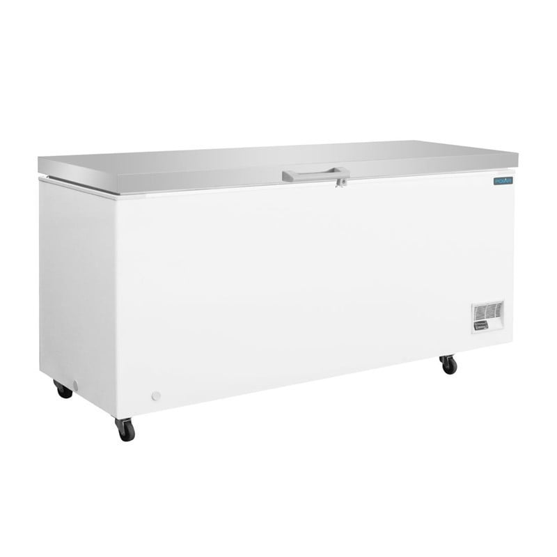 Congélateur Coffre avec Couvercle Inox - 581 L - Polar Congélateur Coffre avec Couvercle Inox - 581 L - Polar