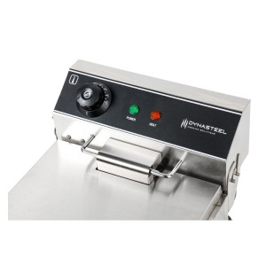 Professionelle Fritteuse 10 L 3000 W Edelstahl — Thermostat