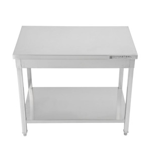 Stainless Steel Table 800x600 mm with Lower Shelf — Pro
