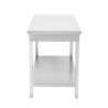 Edelstahltisch 800x600 mm mit Unterregal — Pro