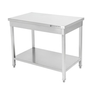 Tisch Edelstahl 1200x700 mm mit Unterregal — Pro CHR