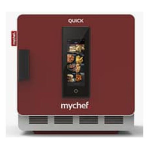 Schnellkochofen Quick 1T mit Katalysatorfilter - Rot | MychefBereiten Sie köstliche Gerichte in Rekordzeit zu | Fo