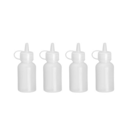 Mini-Flakon-Spender HENDI - 50 ml - Set von 4 | Professionelle Küchenausstattung