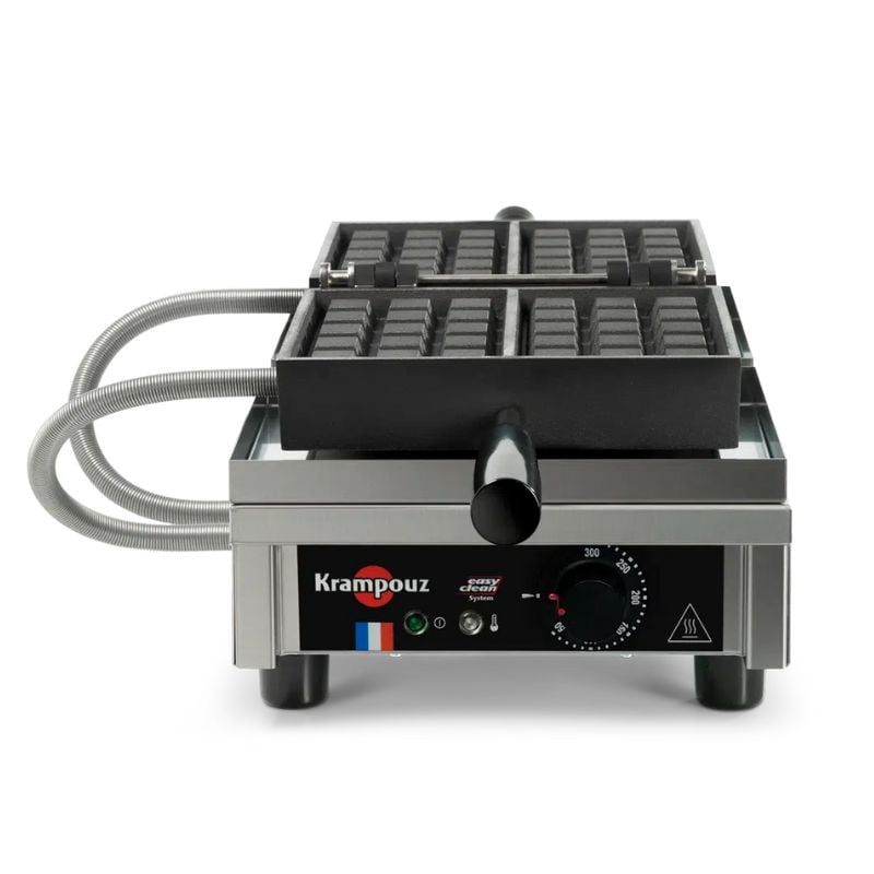 Professionelles Waffeleisen 3x5 Brüssel - Öffnung 180° - Leichte Reinigung