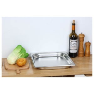 Gastronorm GN 1/2 Stainless Steel Pan - 2 L, Depth 40 mm