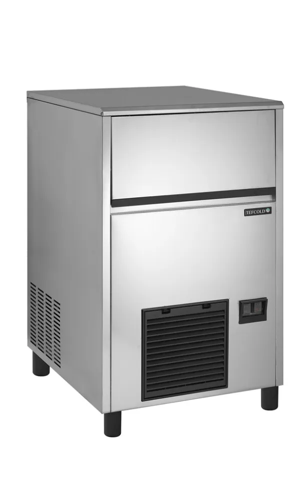 Eiswürfelmaschine aus Edelstahl - 57 kg / 24 h