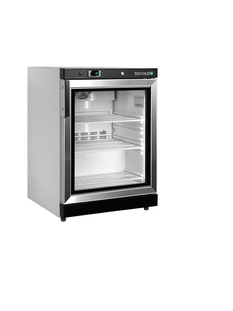 Armoire Réfrigérée Négative Ventilée Vitrée - Blanc - 120 L