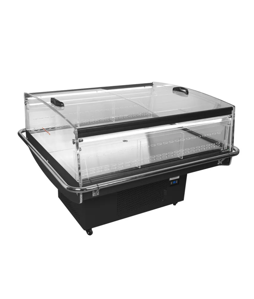 Réfrigérateur avec Couvercle Coulissant Vitré - 190 L