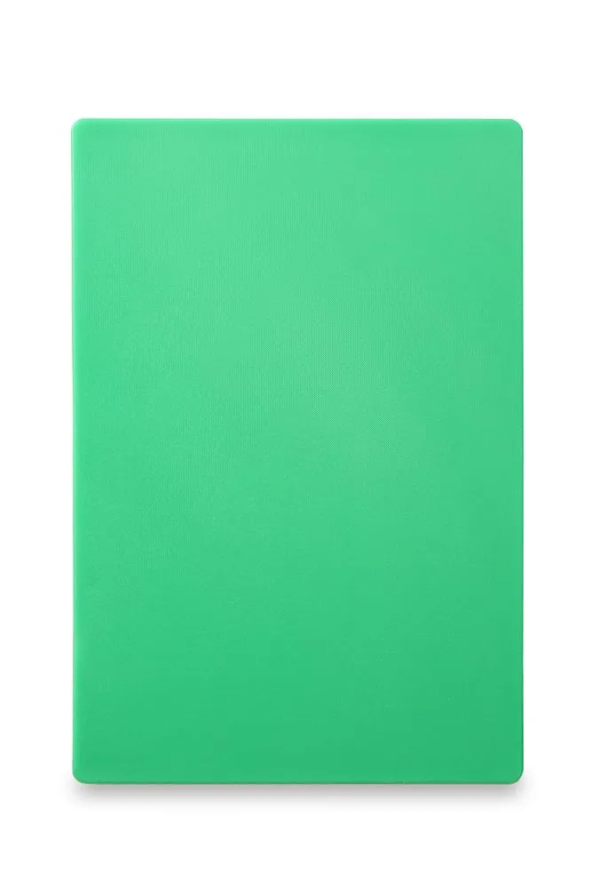 Planche à Découper HACCP - 600 x 400 mm - Verte - 18 mm d'Epaisseur