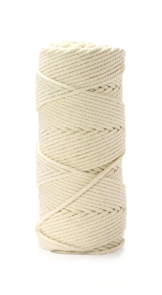 Corde à Roulade en Coton Ecru - 140 m
