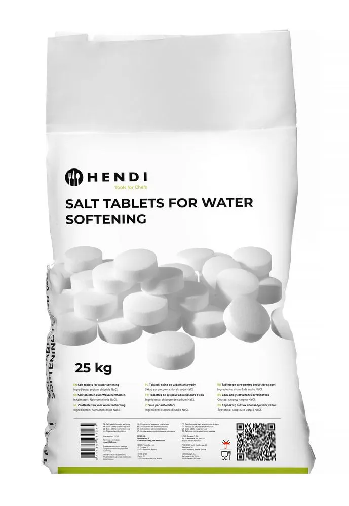 Tablettes de Sel pour Adoucisseurs d'Eau - 25 kg