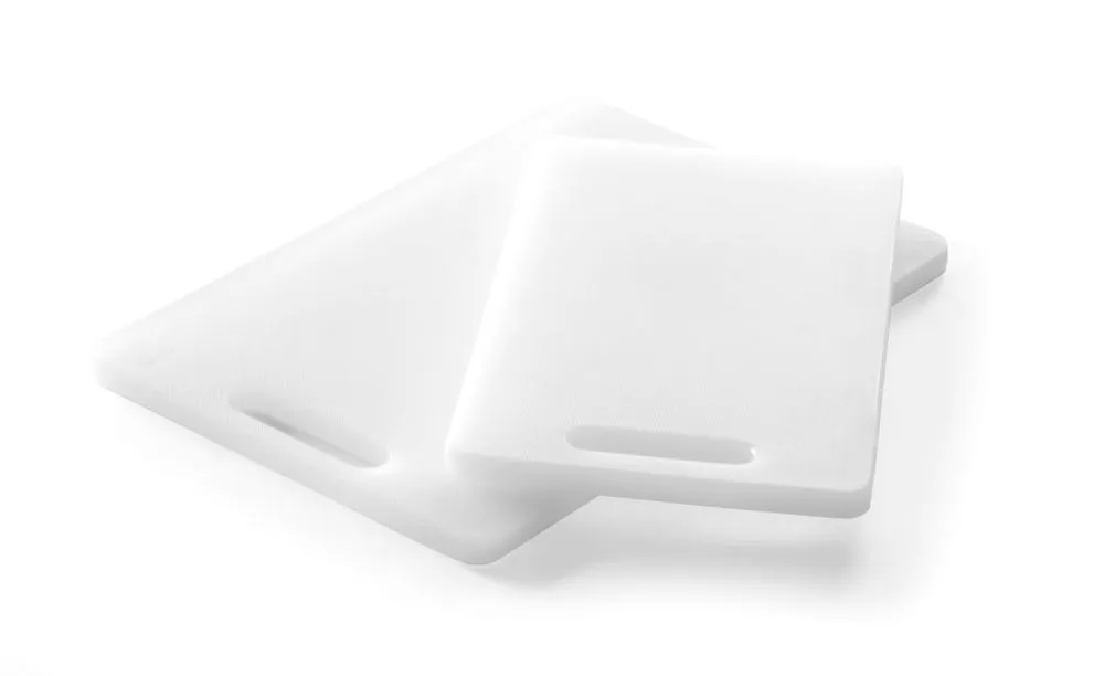 Planche à Découper Blanche avec Poignée - 300 x 200 mm - Epaisseur 10 mm
