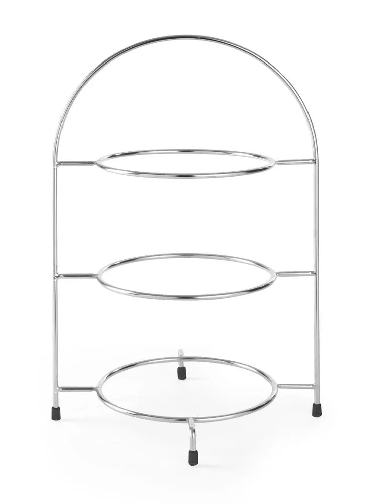 Présentoir à Assiettes Chromé - 275 mm de Diamètre