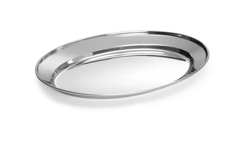 Plat Ovale en Inox - 300 x 220 mm