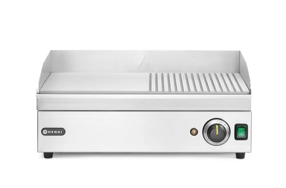 Grill Plaque Rainuré/Lisse