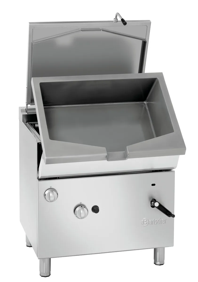 Braisière Basculante à Gaz Manuelle - 60 L