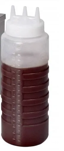Flasche mit 3 Ausgießern