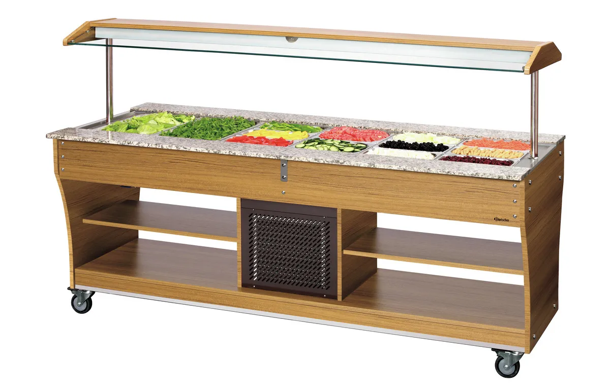 Buffet/Bar à Salades Réfrigéré - 6 x GN 1/1