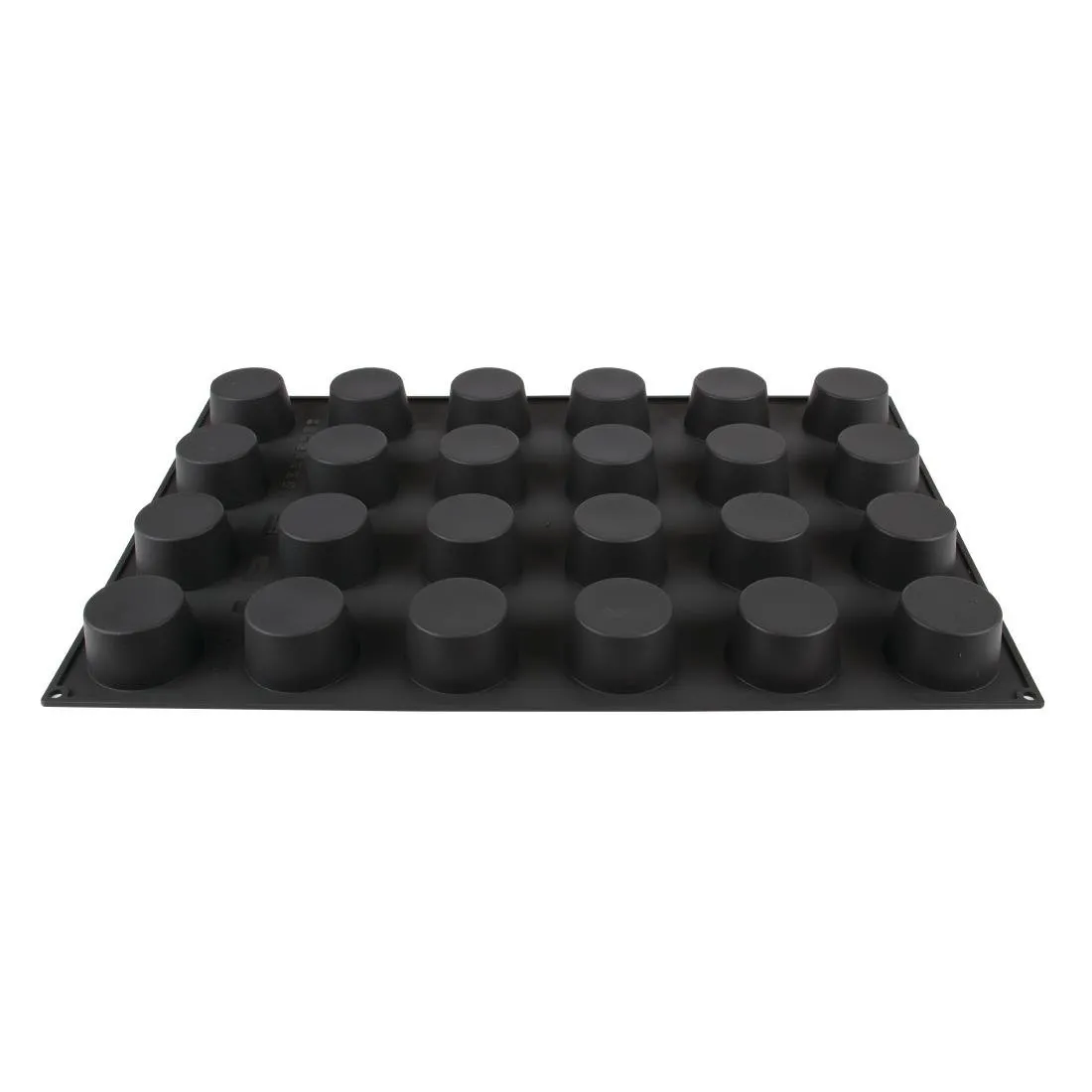 Moule à Pâtisserie Anti-adhésif en Silicone - 24 Muffins - Ø 75 mm