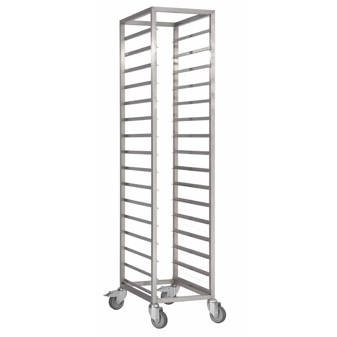 Chariot À Glissières en Inox GN 1/1 - 18 Niveaux