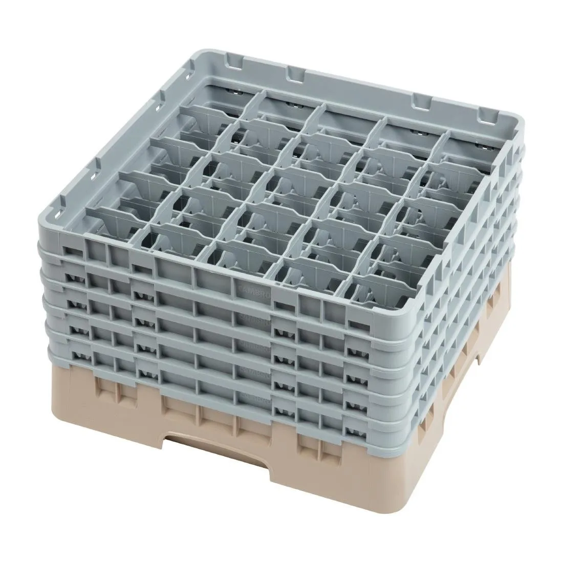 Gläserkorb 25 Fächer Camrack Beige - 500 x 500 mm