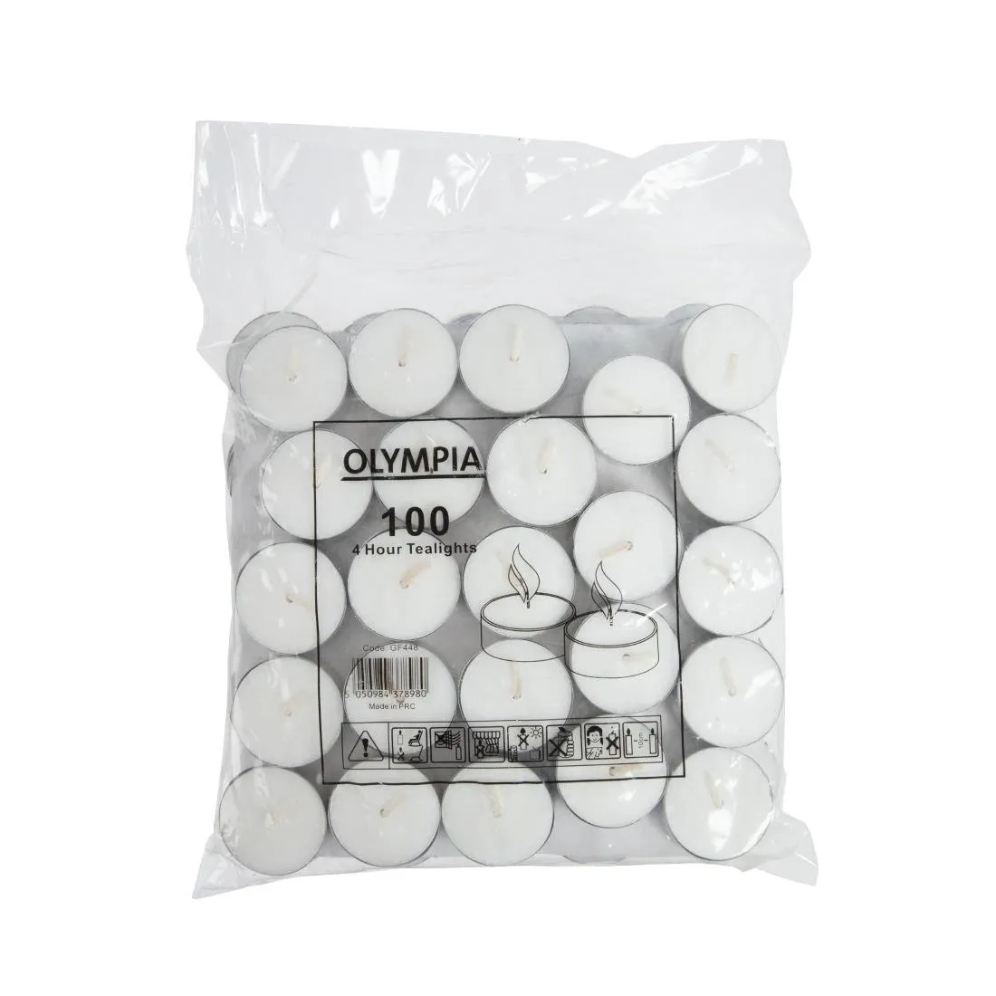 Teelichter 4 Stunden Ø 40 mm - Packung mit 100