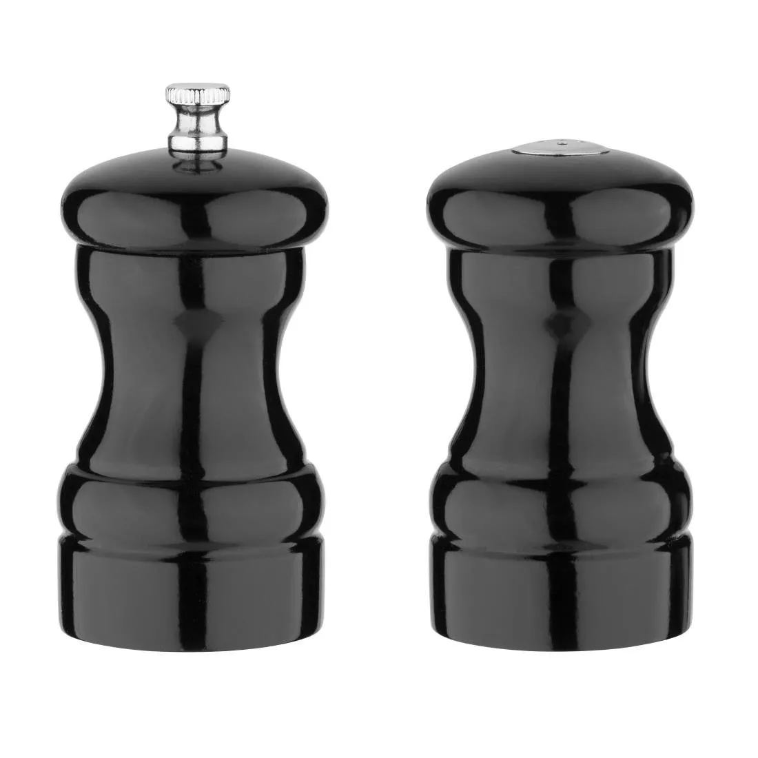 Ensemble Sel Et Poivre En Bois Noir