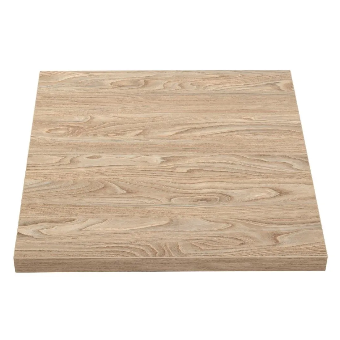 Plateau De Table Carré Effet Bois Clair - 700 mm