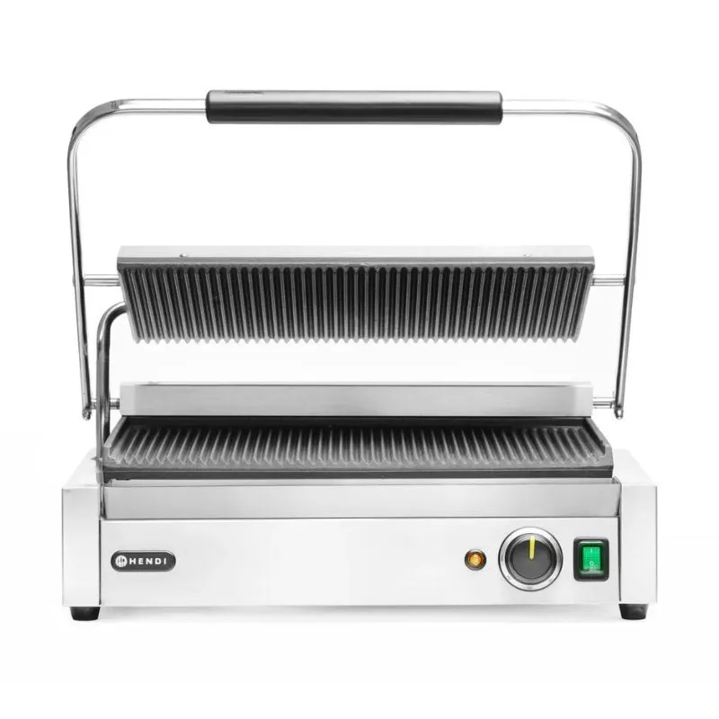 Grill de Contact Panini XL - Plaque Rainurée