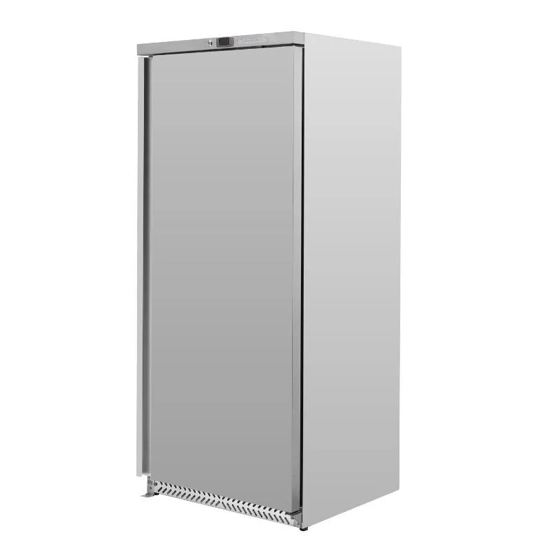 Armoire Réfrigérée Positive 590 L Inox 0/+8 °C, Porte Pleine, Froid Statique, 4 Niveaux, Gaz R600a