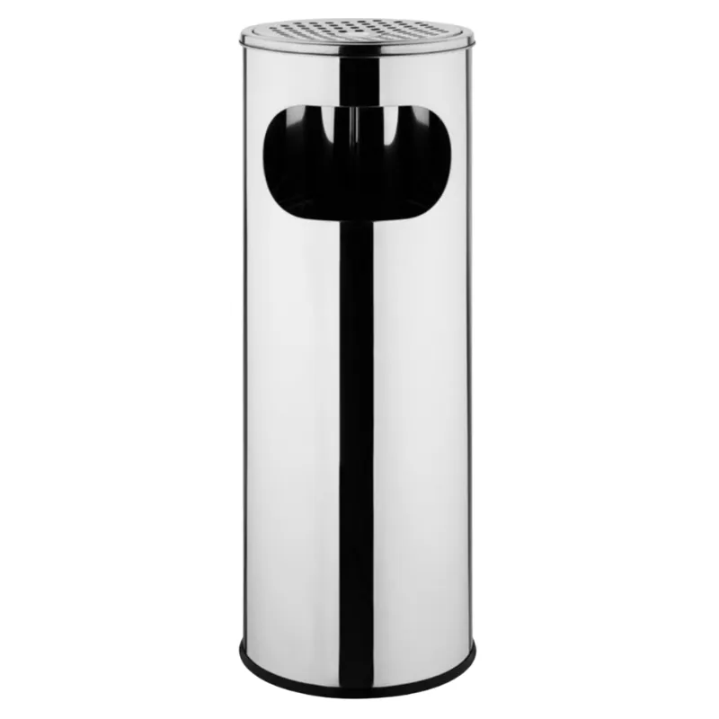 Zylindrischer Aschenbecher Mülleimer - 12 L