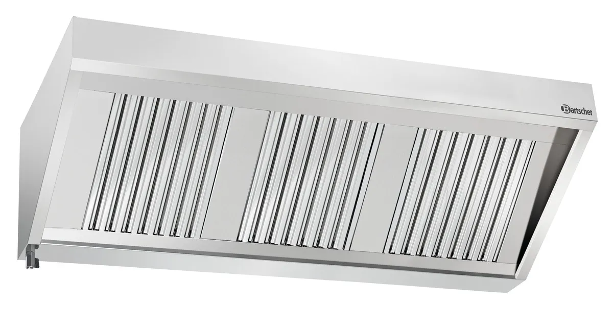 Hotte Murale avec Moteur et Eclairage - L 1600 x P 700 mm