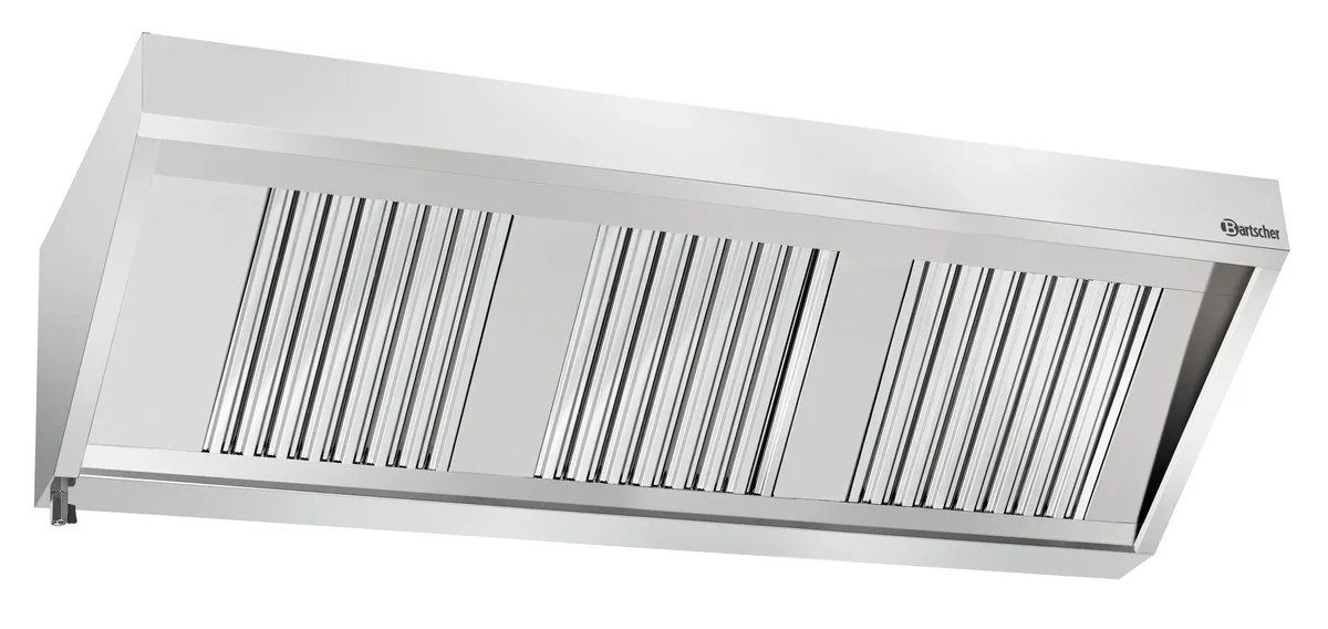 Hotte Murale avec Moteur et Eclairage - L 1800 x P 700 mm
