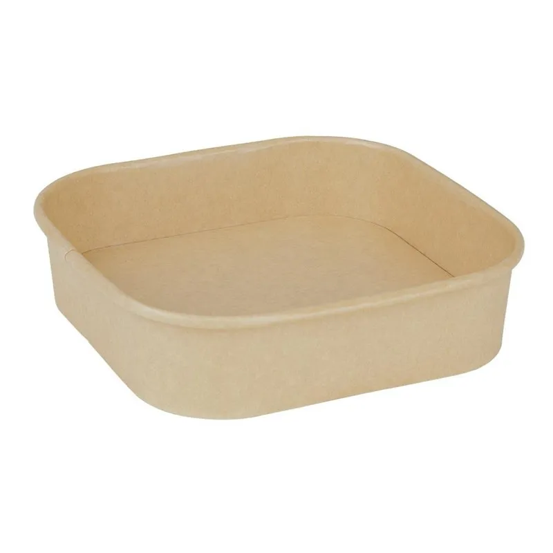 Recycelbare quadratische Schalen 1200 ml - Set von 300