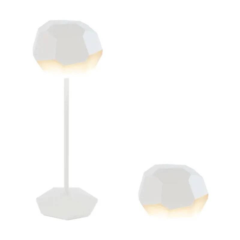 LED-Tischlampe Touch - Stone Weiß