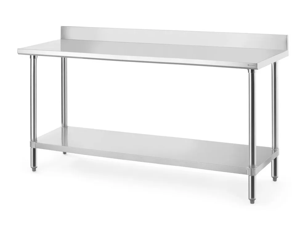 Table de Travail avec Dosseret et Étagère - L 1200 mm