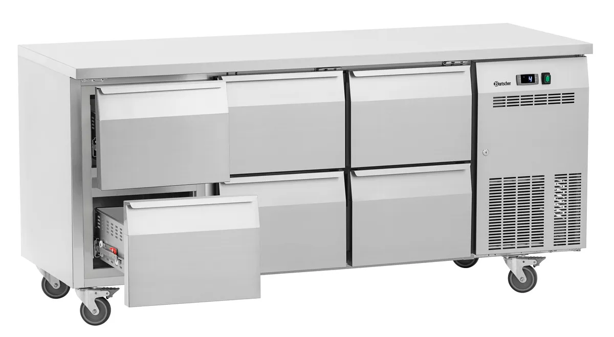 Positive Kühltisch - 6 Schubladen GN 1/1 - Tiefe 700