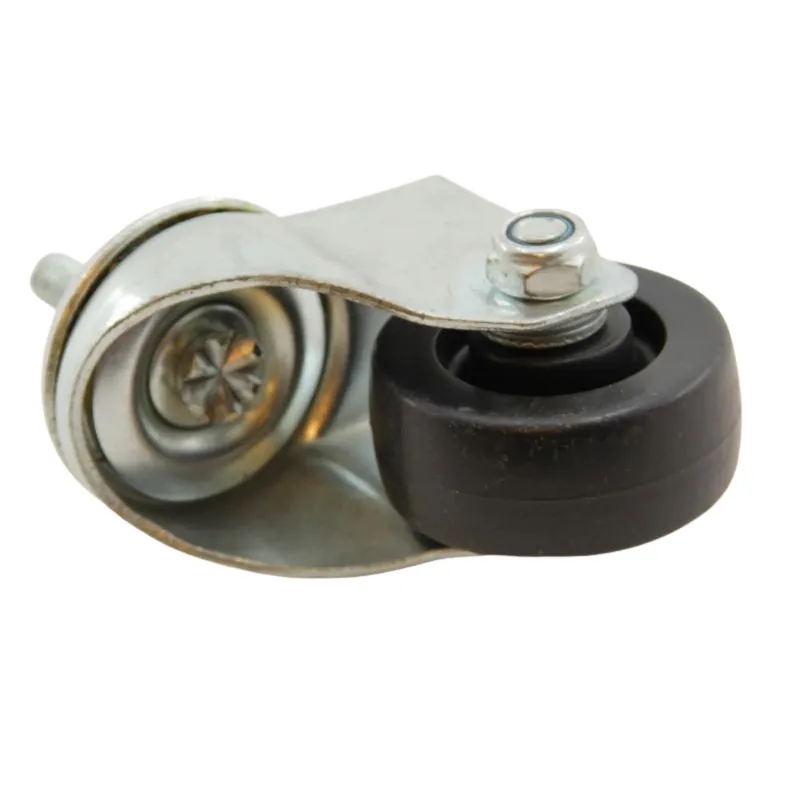 Rolle 60 mm ohne Bremse auf Stiften montiert