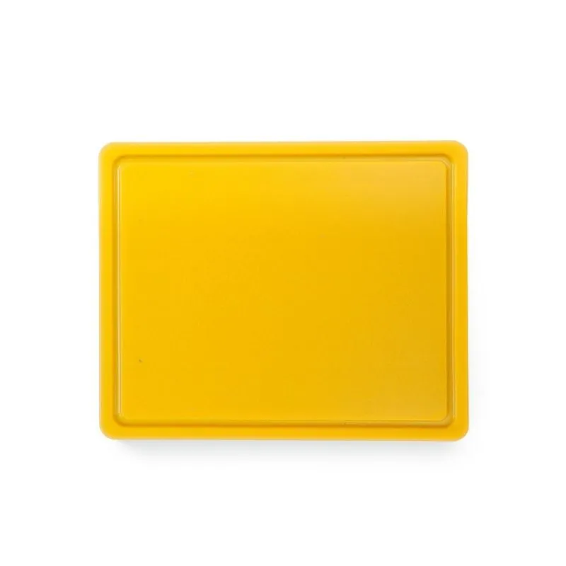 Planche à Découper HACCP - GN 1/2 - Jaune - 12 mm d'Epaisseur
