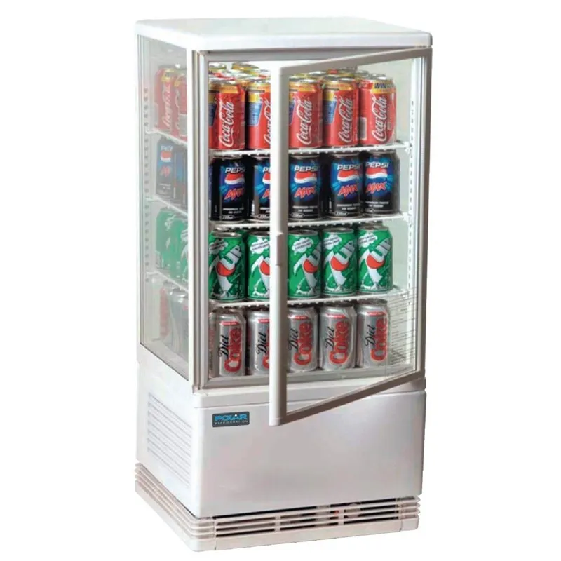 Vitrine Réfrigérée Blanche Série C - 68 L