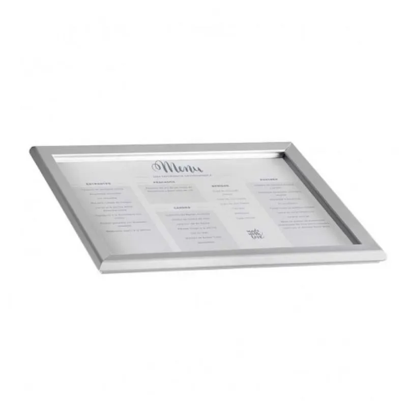Menükarte aus Aluminium - A3