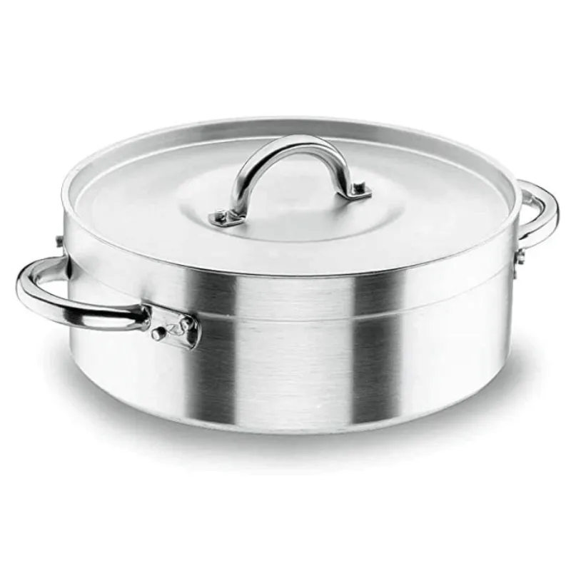 Bratpfanne mit Deckel - Chef-Aluminium - ø 50 cm - 41,2 L