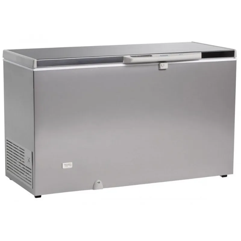 Congélateur Coffre Professionnel Aspect Inox - 370 L